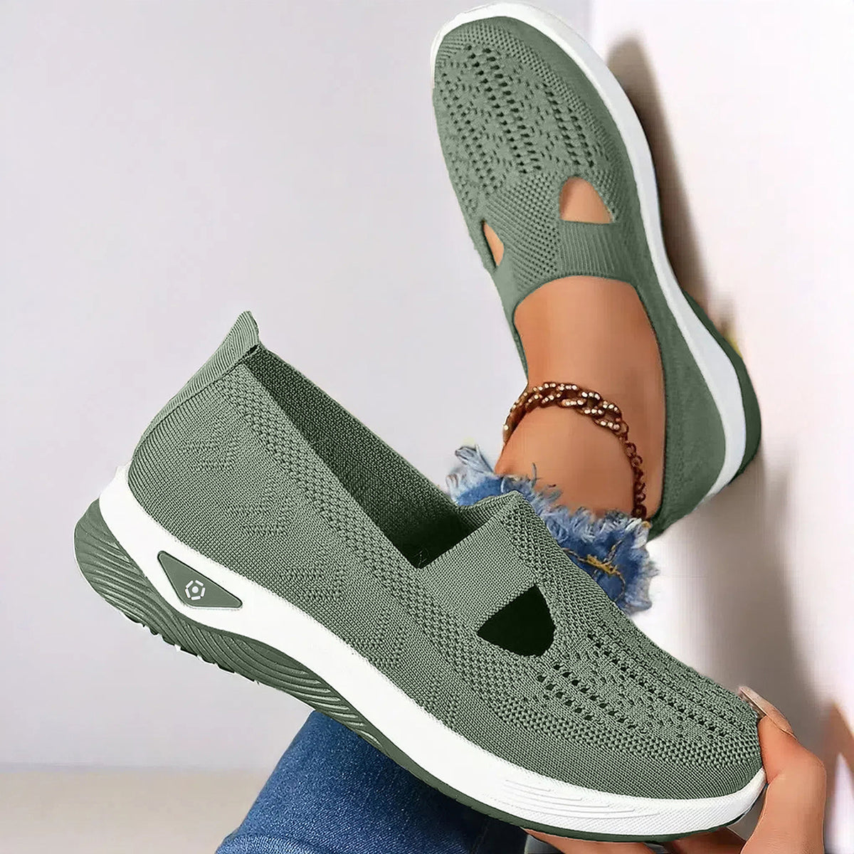 ⭐️Last Day 59% OFF Fall Promotion⭐️Women's Casual Orthopedic Walking Flats for Middle-Aged and Seniors