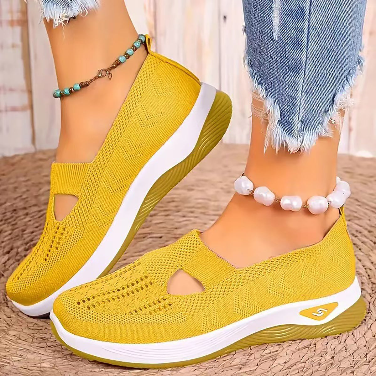 ⭐️Last Day 59% OFF Fall Promotion⭐️Women's Casual Orthopedic Walking Flats for Middle-Aged and Seniors