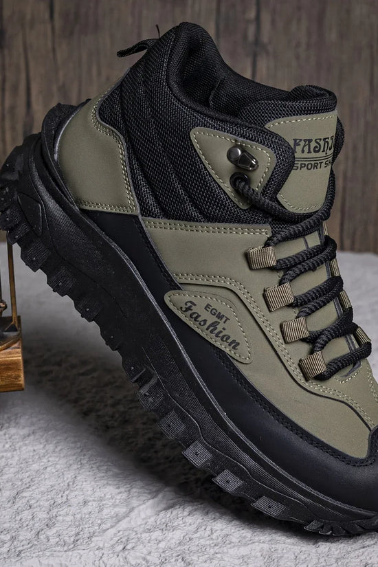 (⏰Limited Time Sale 70% OFF) Men’s Work Hiking Boots – Waterproof, Non-Slip, Puncture and Smash Resistant, Wide Toe, Arch Support – Ideal for Daily Wear and Outdoor Adventures