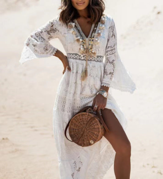 Elisse™ - Boho Lace Dress